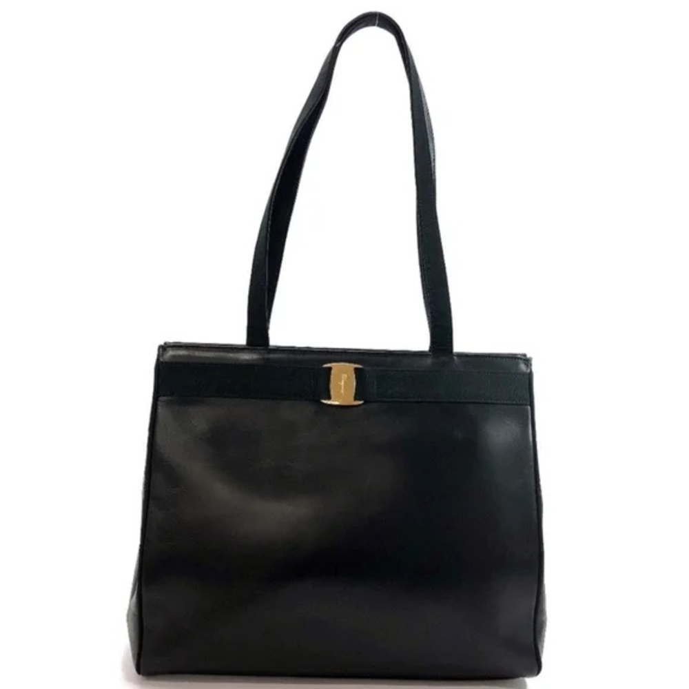 Salvatore Ferragamo Black Shoulder Bag
